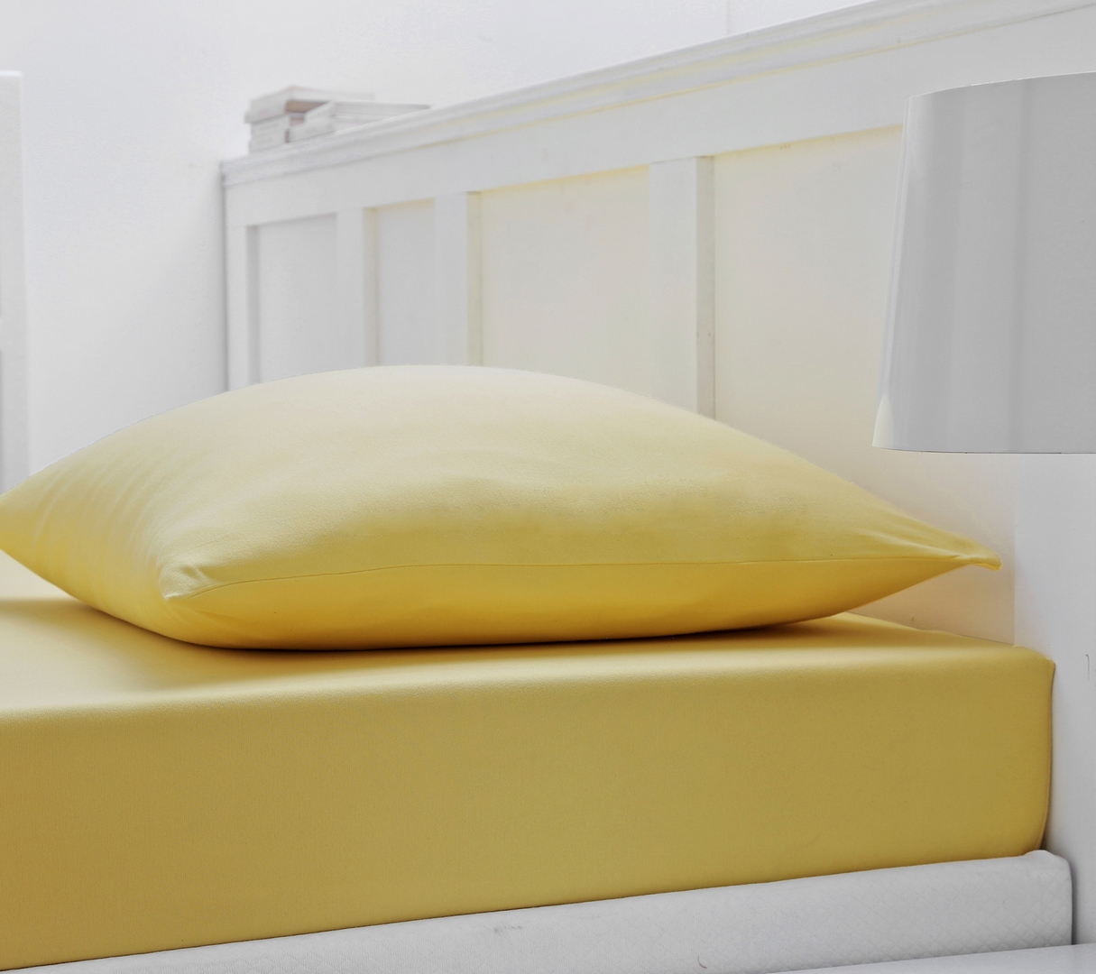 ENSEMBLE UNI COTON EXTENSIBLE CITRON 