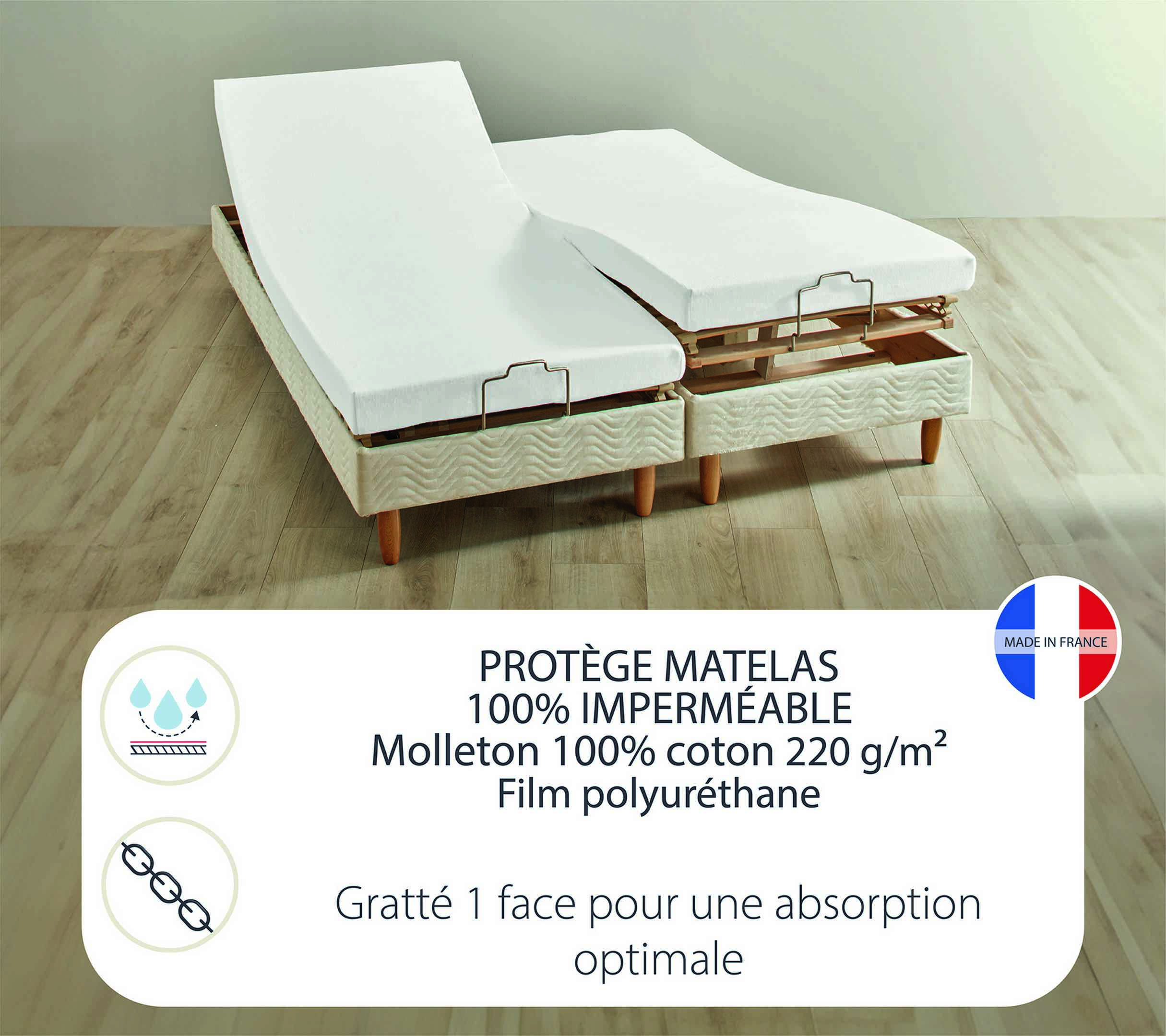 FORME HOUSSE 4 TETES UNI QUALITE CP22 BLANC 