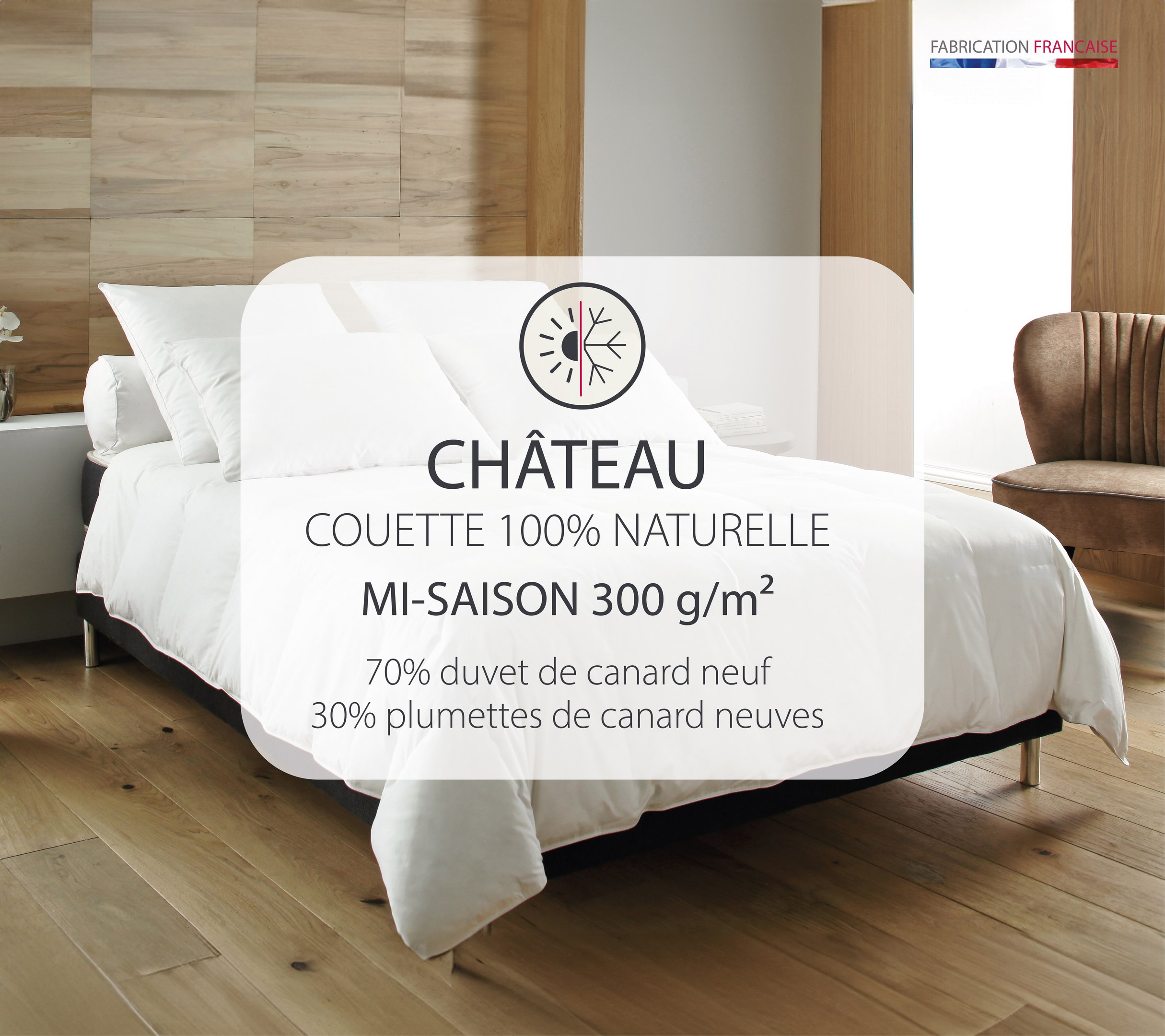 COUETTE NATURELLE CHATEAU . 