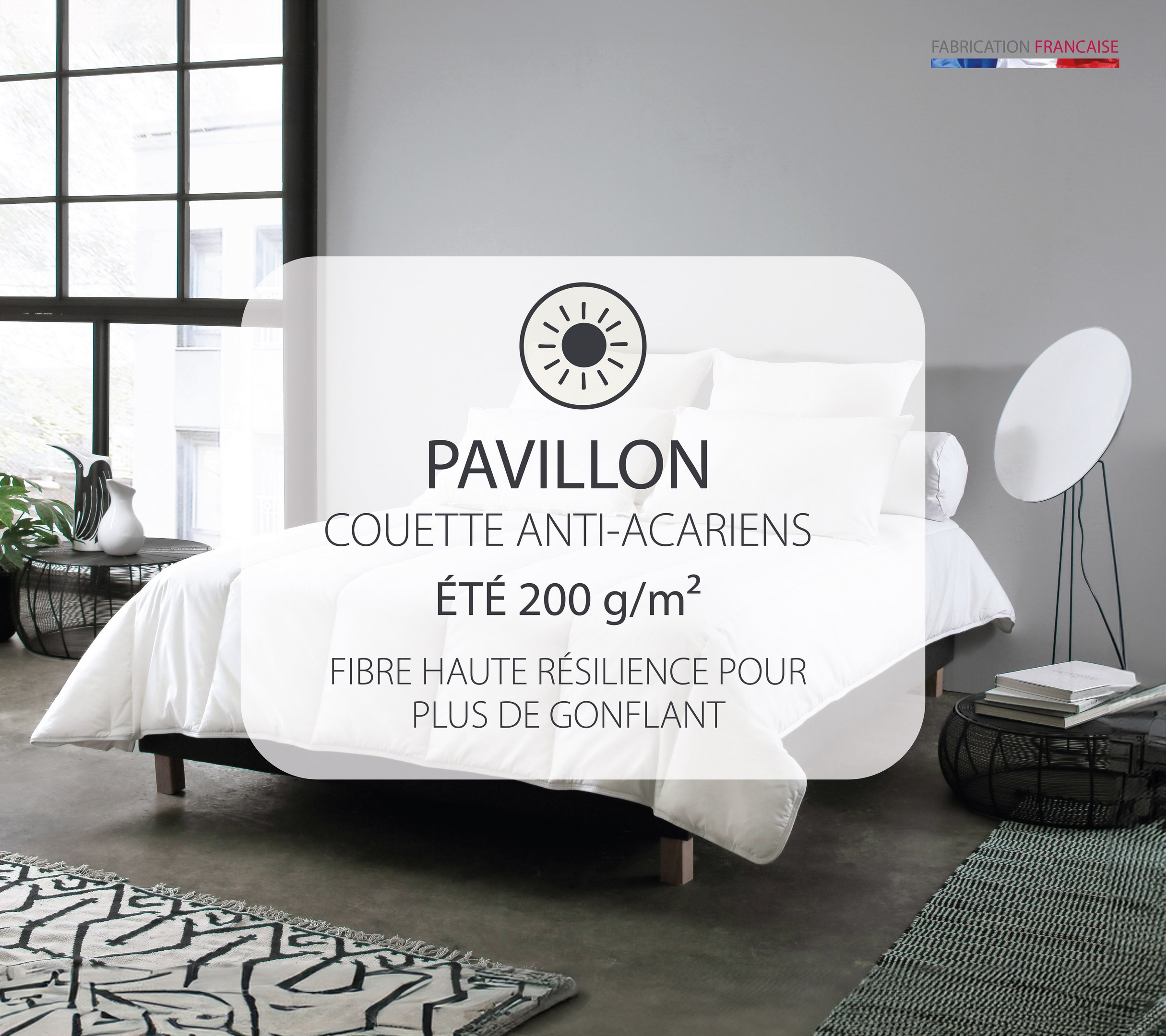 COUETTE SYNTHETIQUE PAVILLON . 