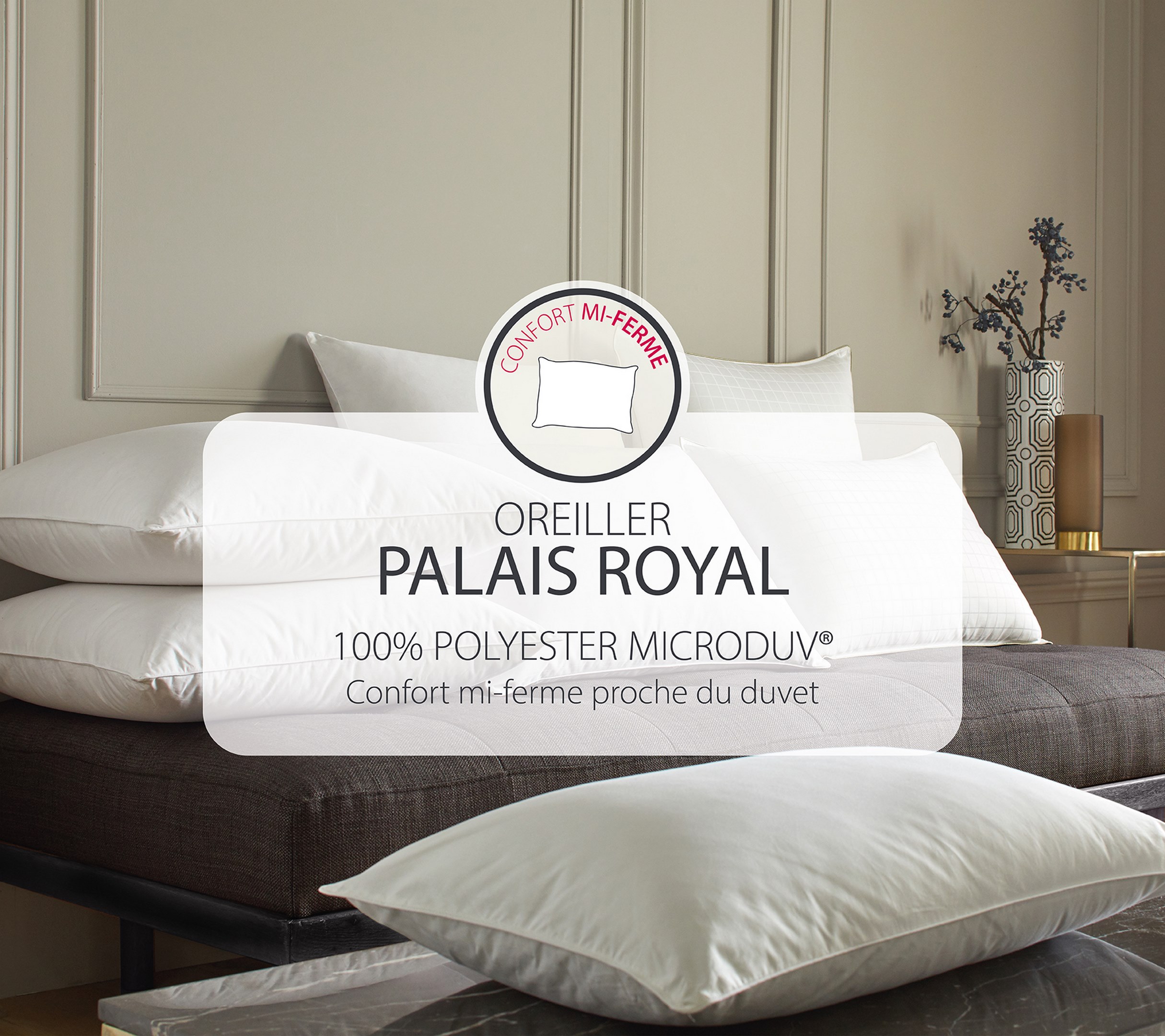 OREILLER SYNTHETIQUE PALAIS ROYAL . 