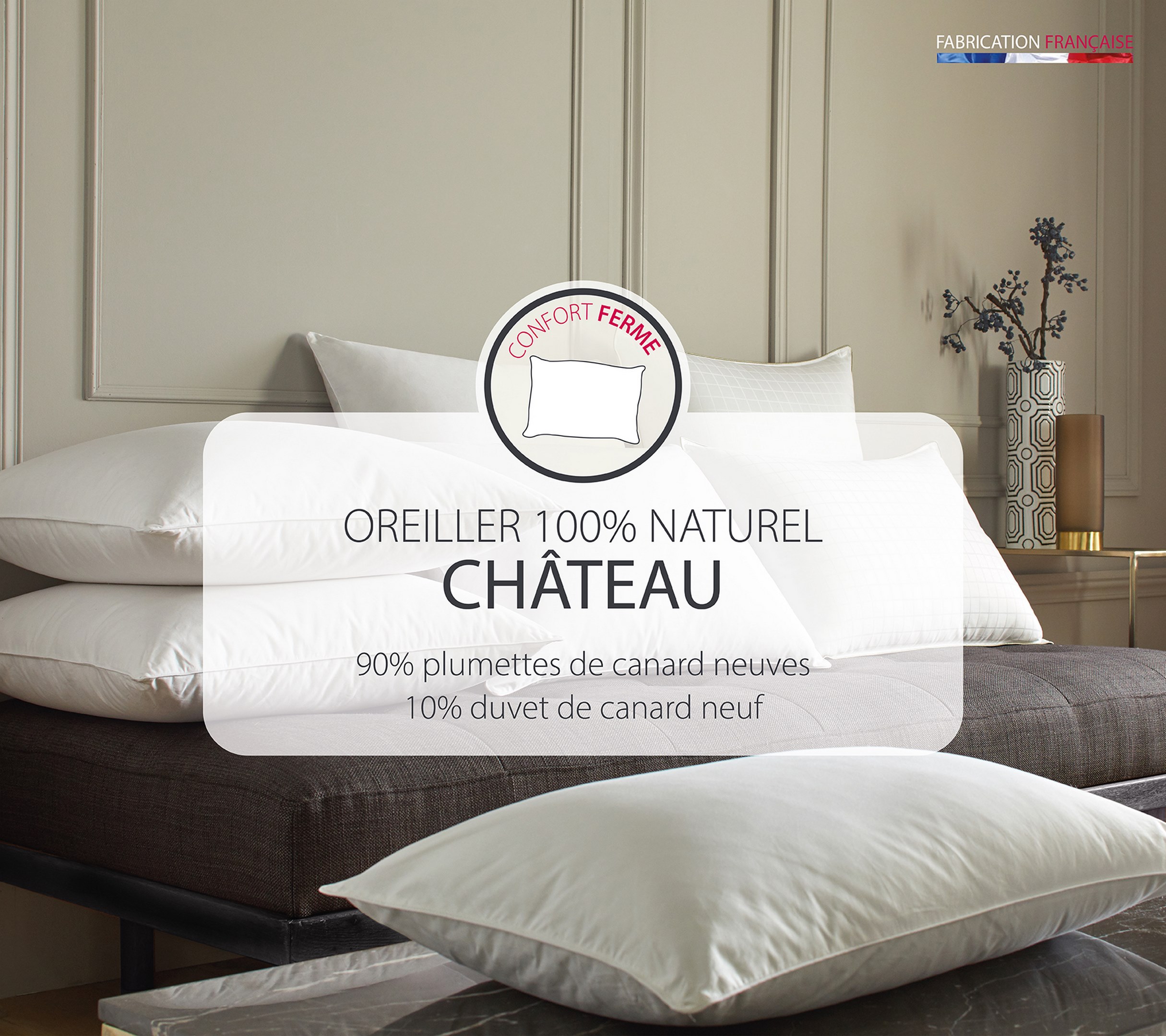 OREILLER NATUREL CHATEAU . 