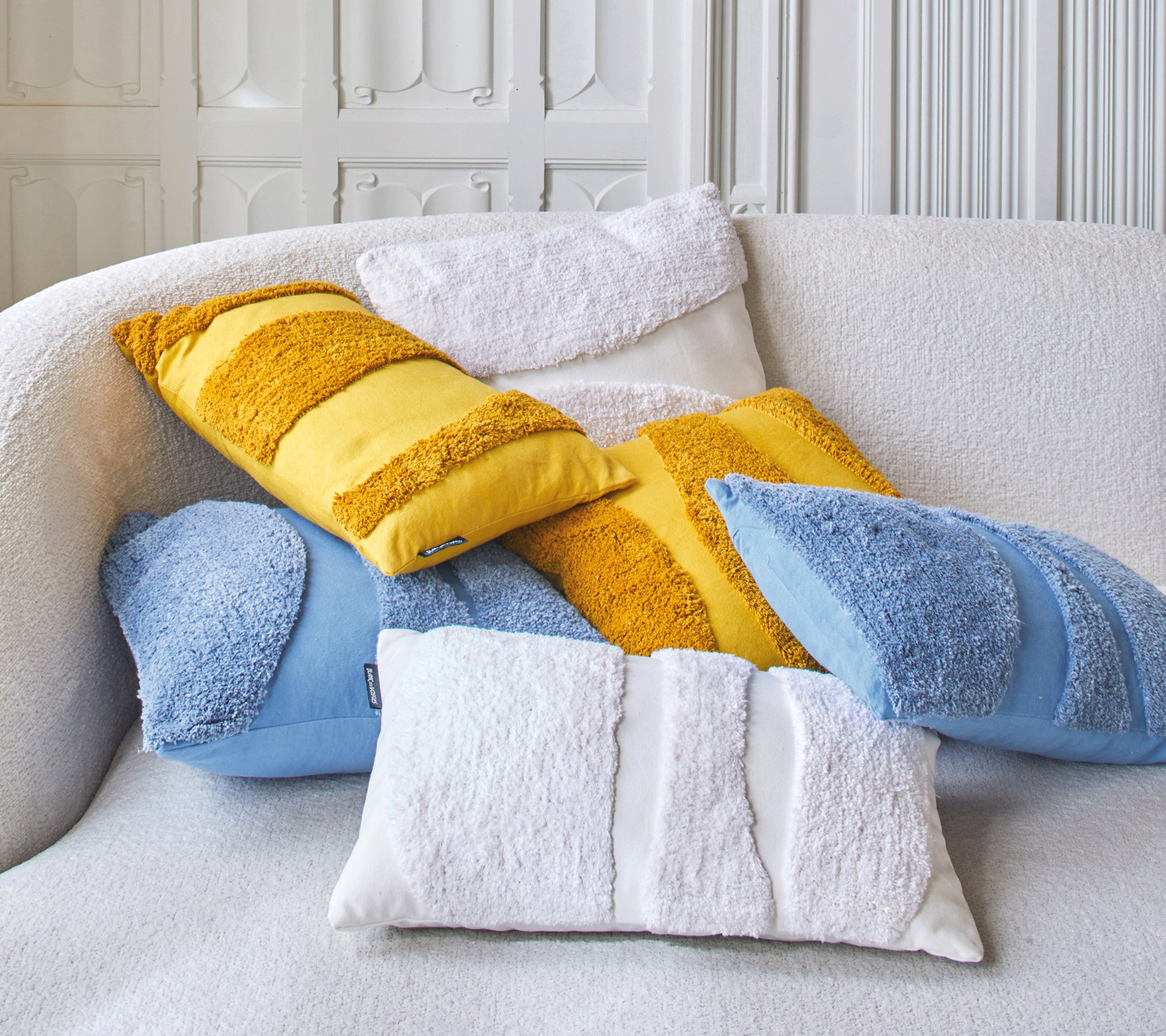 ENSEMBLE ENVELOPPE COUSSIN SALSA BLANC 