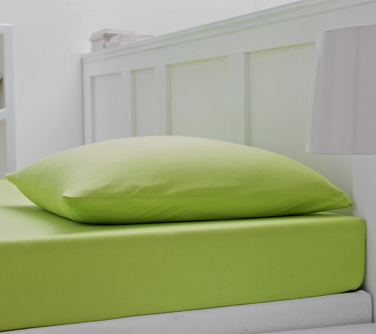 ENSEMBLE UNI COTON EXTENSIBLE POMME 