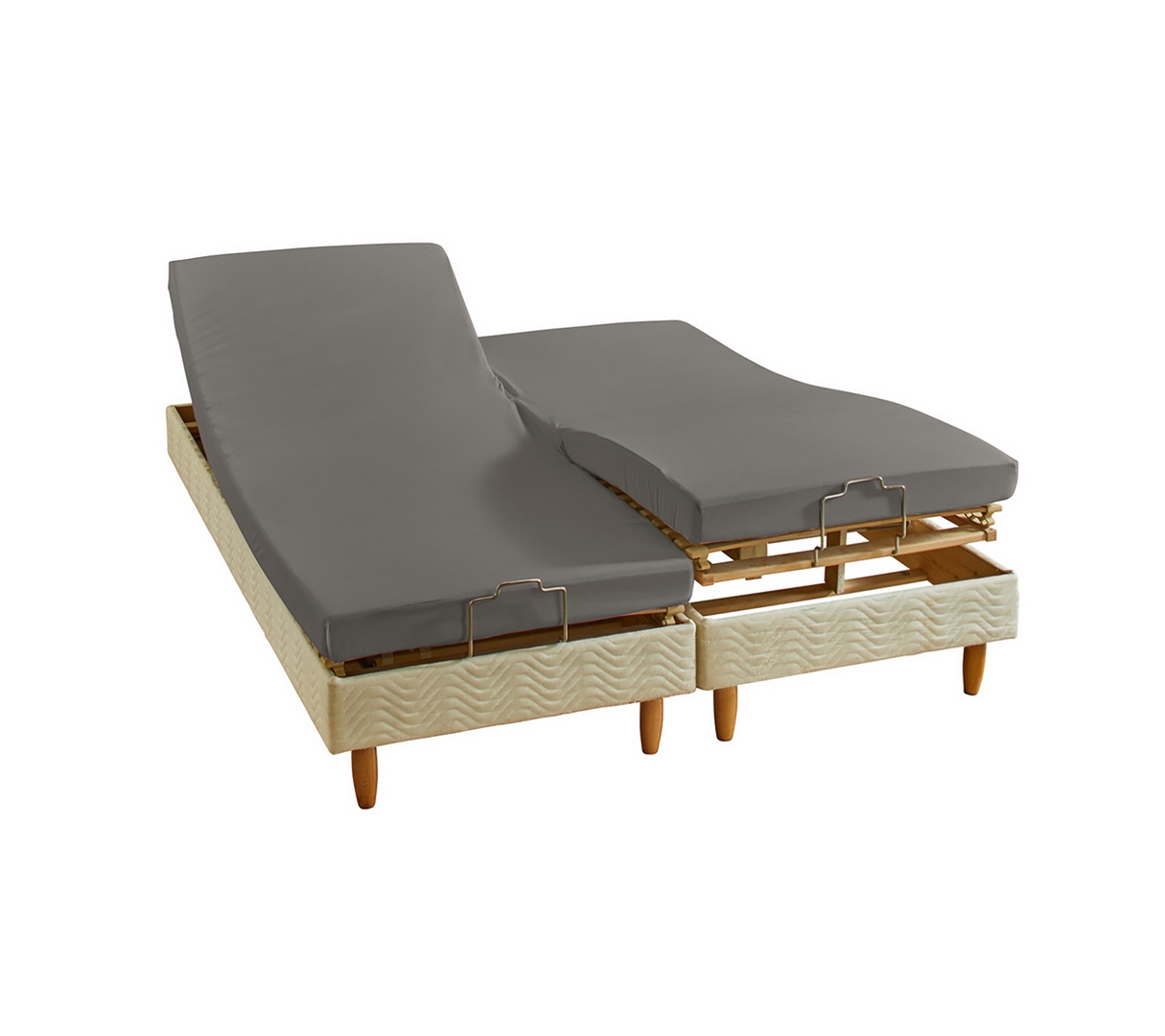 ENSEMBLE UNI COTON EXTENSIBLE ANTHRACITE 