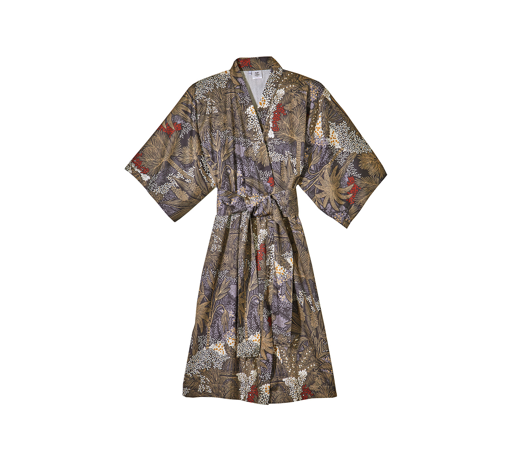 KIMONO JARDINS DE BABYLONE INDIGO 