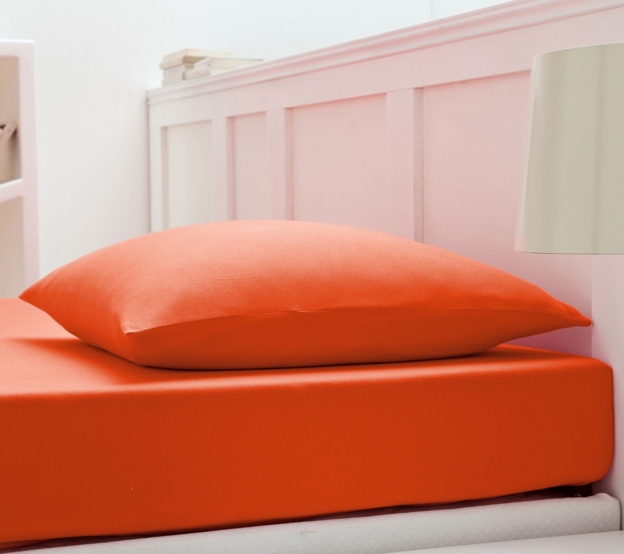 ENSEMBLE UNI COTON EXTENSIBLE ORANGE 