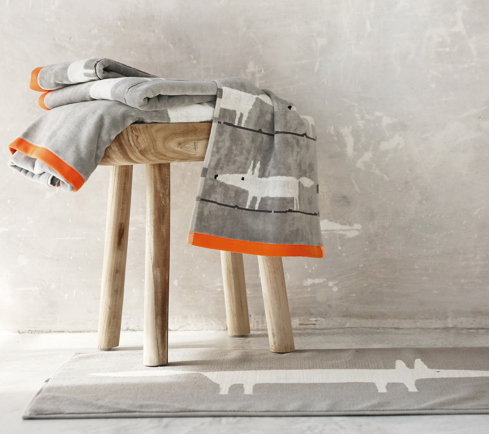 SERVIETTE DE BAIN MR FOX PERLE 