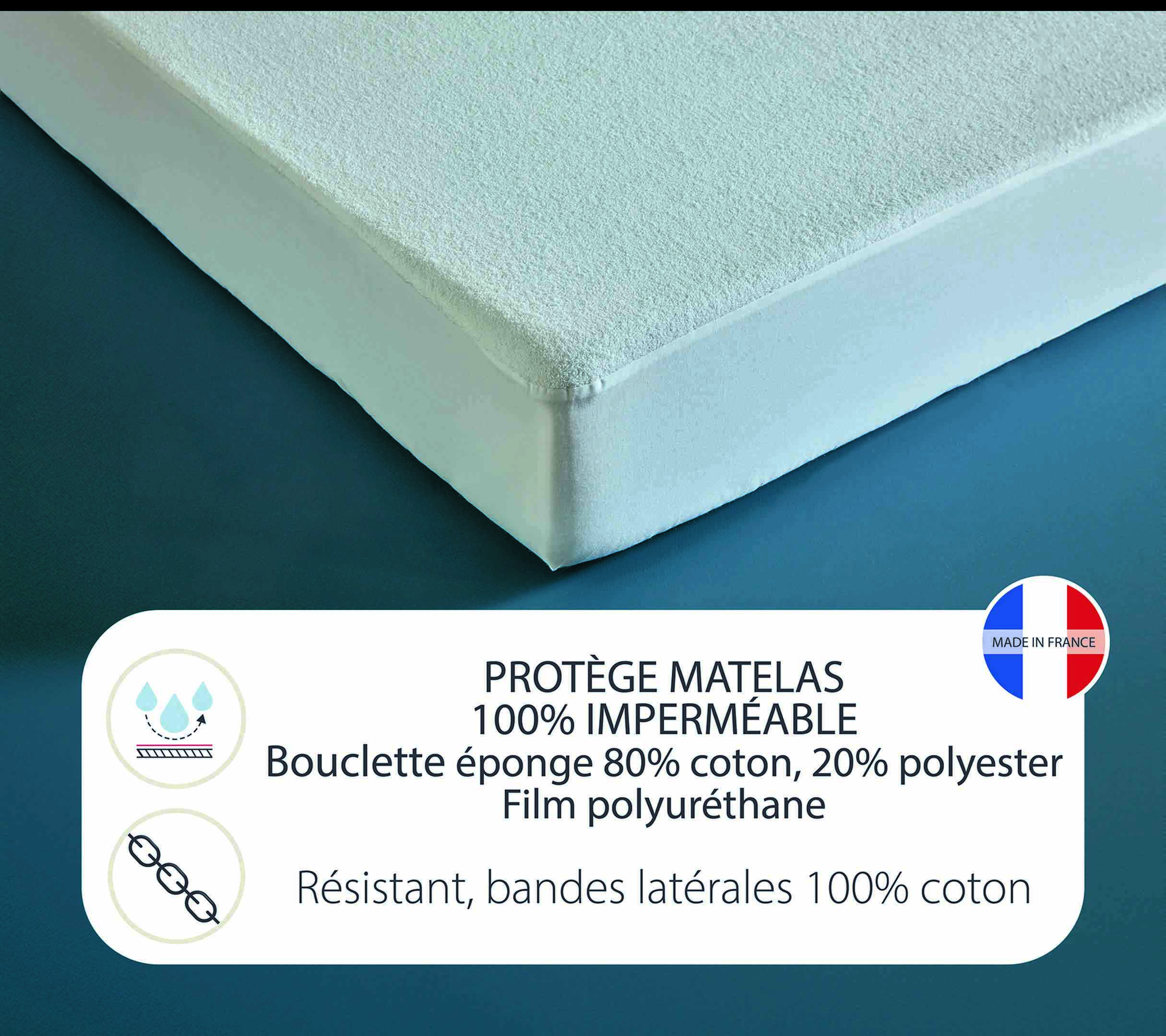 FORME HOUSSE UNI QUALITE CP30 BLANC 