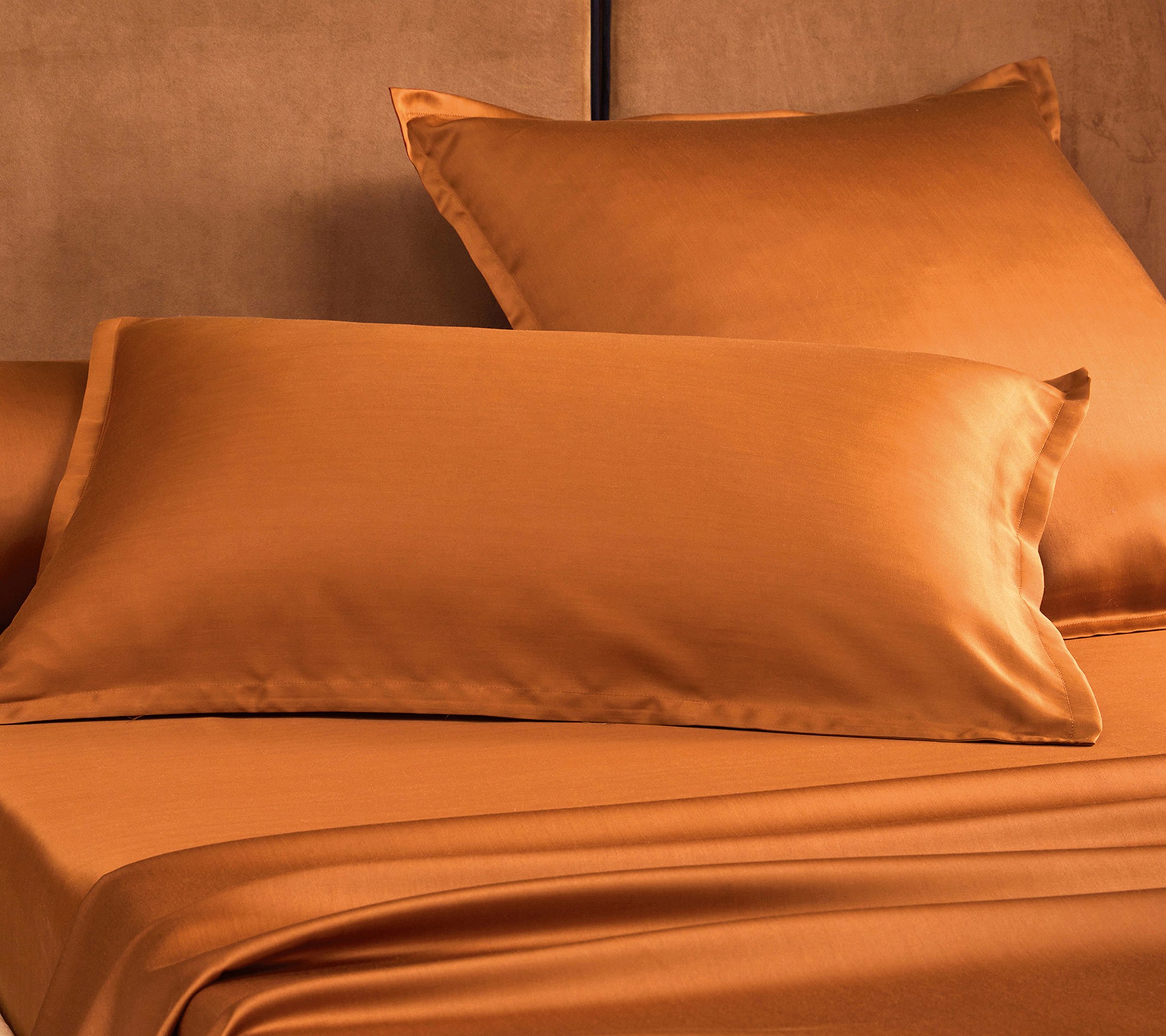 Blanc des Vosges Satin Tencel Mousson Cuivre