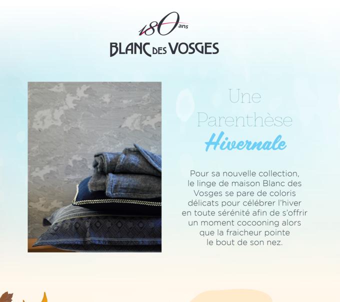 Communiqu de presse Hiver Blanc des Vosges Une parenthese hivernale 